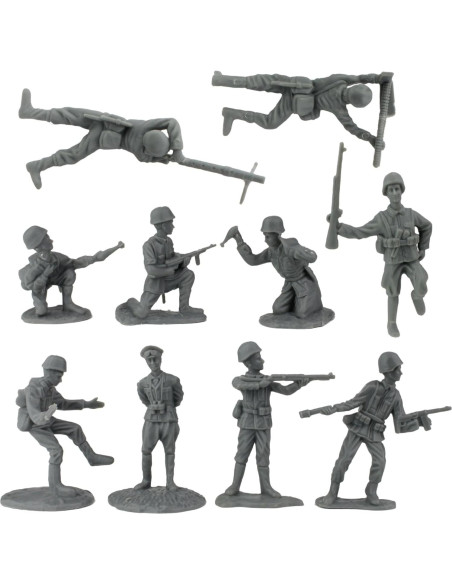 Set de Soldados de Plástico BMC WW2 Día D - 34 Figuras Set de Soldados de Plástico BMC WW2 Día D - 34 Figuras
