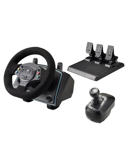 Volante de Juego DOYO 1080 con Pedales y Cambiador para PC/PS4/Xbox Volante de Juego DOYO 1080 con Pedales y Cambiador para PC/PS4/Xbox