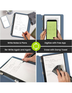 Rocketbook Pro Cuaderno Inteligente Reutilizable A4 Azul 2