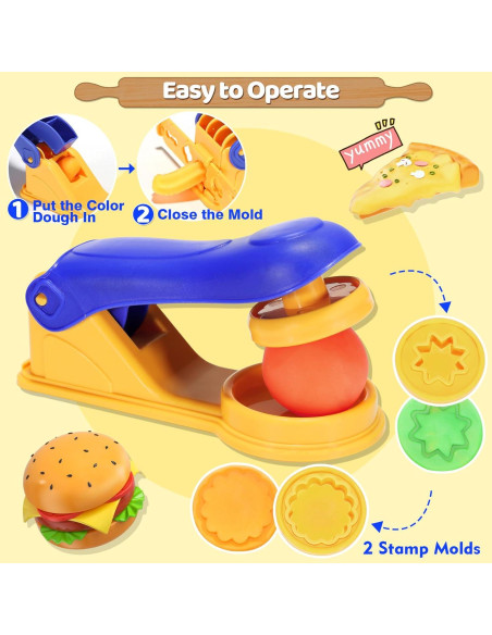 Juego de Plastilina Colorida Crelloci 41 PZS para Niños Juego de Plastilina Colorida Crelloci 41 PZS para Niños