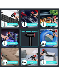 Soplador de Aire Comprimido Minlebao CJ-02-AIR 8000mAh 2