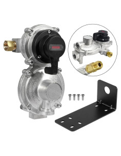Regulador de gas propano LP 2 etapas MEFUN para RV