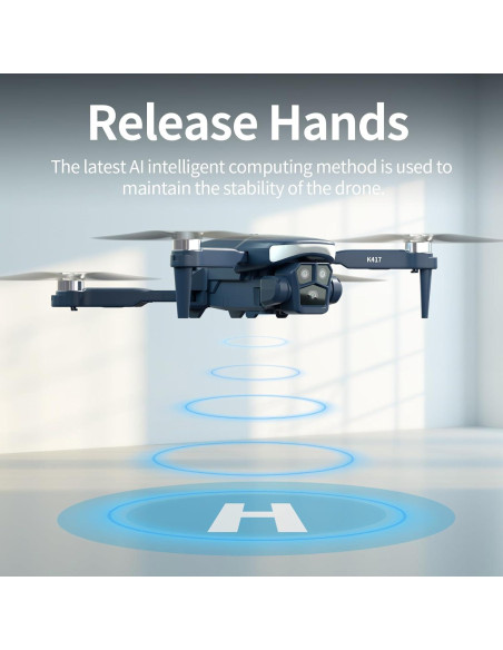 Dron K417 KARUISRC con Cámara 1080p y Control por Gestos Dron K417 KARUISRC con Cámara 1080p y Control por Gestos