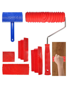 Juego de Herramientas de Texturización de Madera KOAKOMI 6 Pzas
