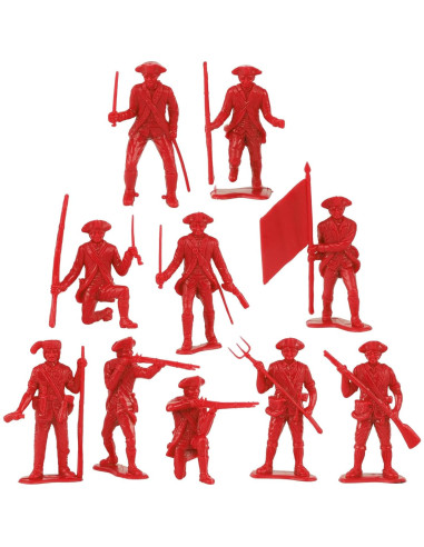 BMC Classic Soldados Británicos Guerra Revolucionaria 33 Piezas