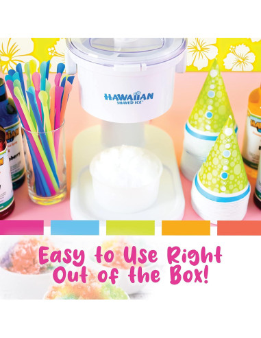 Máquina de Conos de Nieve Hawaiian S700 + 6 Jarabes 480ml