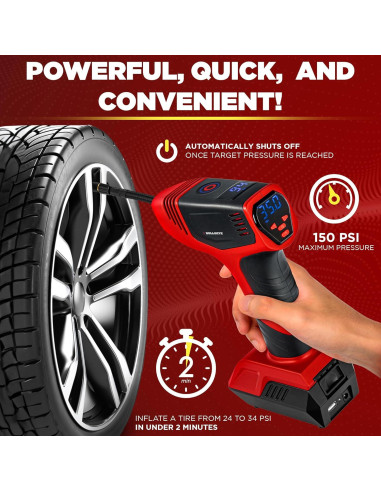 Compresor de Aire Portátil EMSON Bullseye Pro Max 150 PSI
