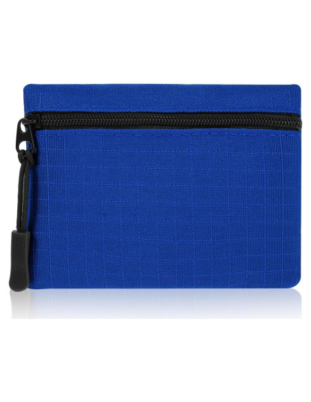Mini Monedero de Lona Andibro Azul 11x8cm a Prueba de Agua Mini Monedero de Lona Andibro Azul 11x8cm a Prueba de Agua