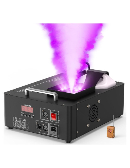 Máquina de Niebla 1500W con 24 Luces LED RGB DMX Máquina de Niebla 1500W con 24 Luces LED RGB DMX