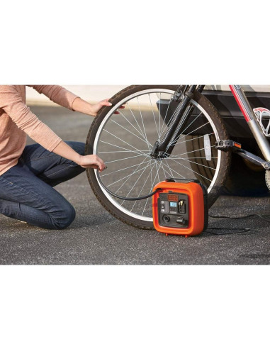 Inflador Multipropósito BLACK+DECKER 12V BDINF12C Digital