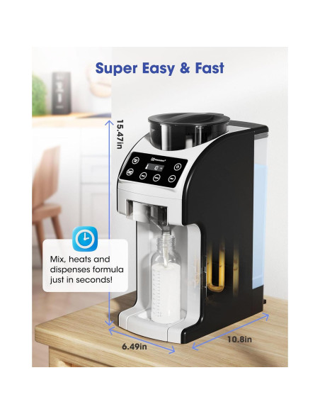 Dispensador de Fórmula Mercalon FM0700 Personalizable 295ml Dispensador de Fórmula Mercalon FM0700 Personalizable 295ml