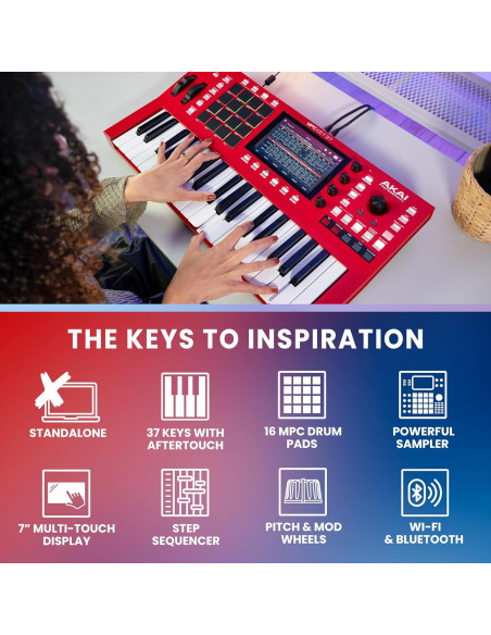 Akai Professional MPC Key 37 Sintetizador 37 Teclas Akai Professional MPC Key 37 Sintetizador 37 Teclas