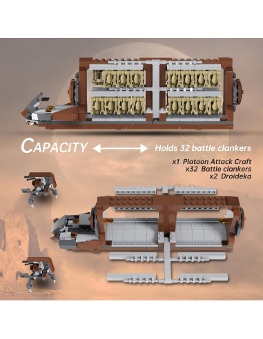 Kit de Construcción Transportador de Tropas BuildingBoat 32 Piezas