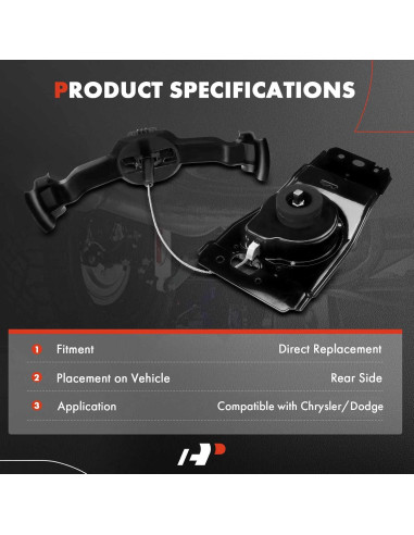Soporte de Carrete de Winch A-Premium para Chrysler y Dodge