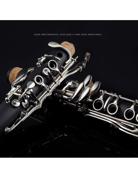 Clarinete JCL-100 Bb Estudiante con Accesorios y Funda Clarinete JCL-100 Bb Estudiante con Accesorios y Funda