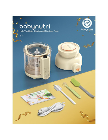 Molinillo de Comida para Bebés BABYNUTRI BN-01 Vidrio 350ml