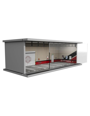 Estuche Exhibición Bivitre 1:64 con Luz LED y Acrílico