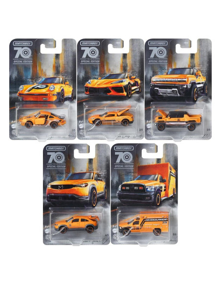 Matchbox 2023 Edición Especial 5 Vehículos Diecast Matchbox 2023 Edición Especial 5 Vehículos Diecast