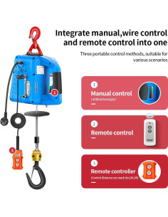 Cabrestante Eléctrico Anbull 1100LBS 1500W Control Remoto 2
