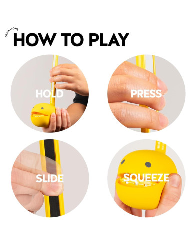 Otamatone Clásico Maywa Denki Amarillo Sintetizador Portátil