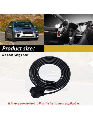 Cable OBD2 OBDII XTPTFABS 1.95m para V3 Accessports