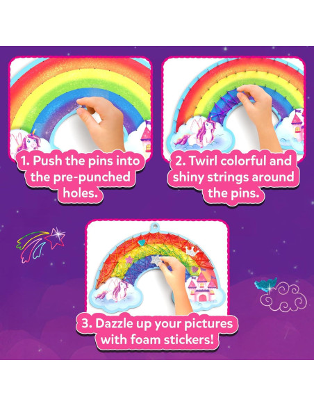 Kit de Arte Skillmatics Super Strings Unicornio Creativo Kit de Arte Skillmatics Super Strings Unicornio Creativo