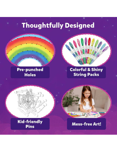Kit de Arte Skillmatics Super Strings Unicornio Creativo