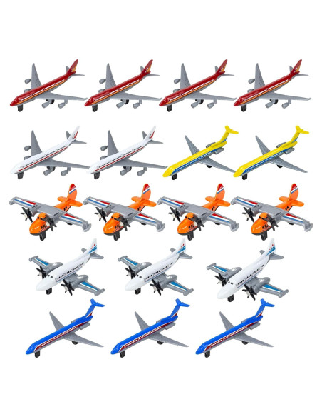 YongnKids Paquete de 18 Juguetes de Aviones de Metal 10 cm YongnKids Paquete de 18 Juguetes de Aviones de Metal 10 cm