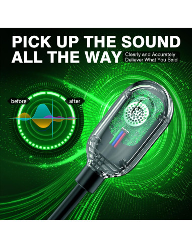 Auriculares Gaming Inalámbricos WolfLawS X1 40H Verde