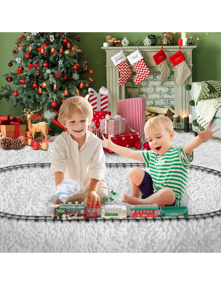 Tren de Navidad JUQU con control remoto y luces Tren de Navidad JUQU con control remoto y luces