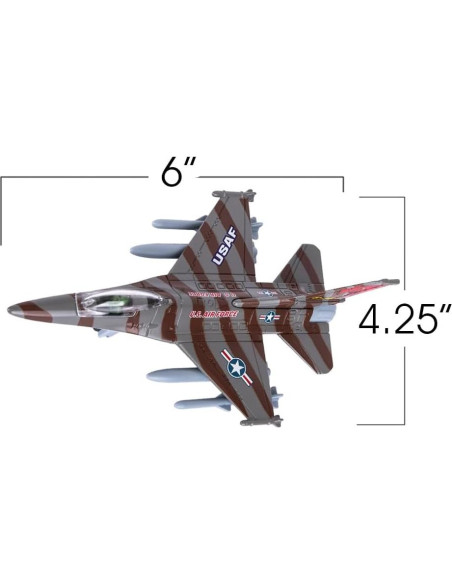 Set de 2 Aviones de Combate de Metal ArtCreativity 15.24 cm Set de 2 Aviones de Combate de Metal ArtCreativity 15.24 cm