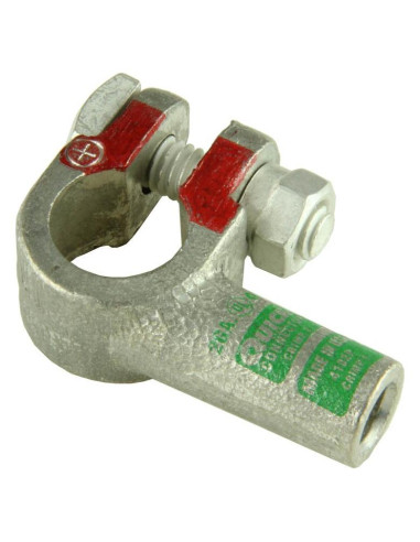 Terminal de Batería Codo Derecho Positivo 2 Ga Crimp Supply