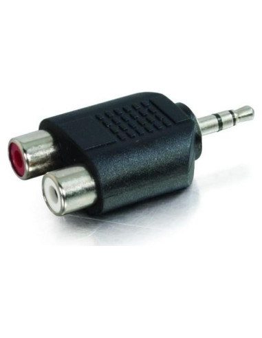 Adaptador de Audio Cables 2 Go 3.5mm Macho a RCA Doble Hembra