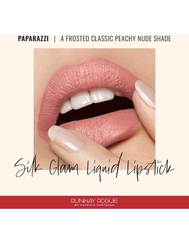 Labial Líquido Runway Rogue Paparazzi Durazno Glamuroso