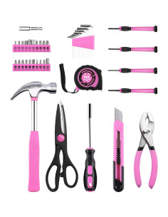 Kit de Herramientas DOWELL 40 Pcs Rosa con Caja Plástica 2