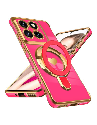 Funda Protectora Rosa Fucsia para Motorola Moto Edge 2025