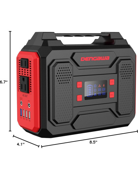 Banco de Energía Portátil DenGaWa 250Wh 110V Rojo Banco de Energía Portátil DenGaWa 250Wh 110V Rojo