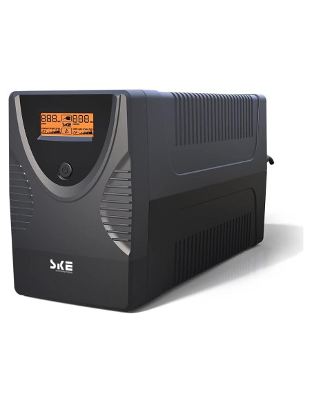 UPS SKE 625VA/360W con LCD y protección contra sobretensiones UPS SKE 625VA/360W con LCD y protección contra sobretensiones