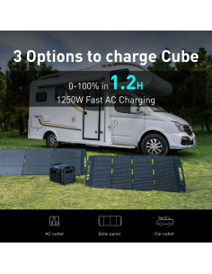 Estación de Energía Segway Cube 1000, 2200W, Batería 1024Wh 2