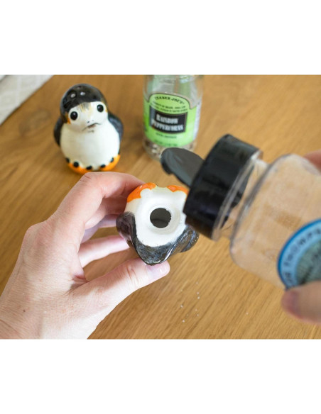 Juego de Sal y Pimienta Porgs Star Wars | Cerámica 2 Piezas Juego de Sal y Pimienta Porgs Star Wars | Cerámica 2 Piezas