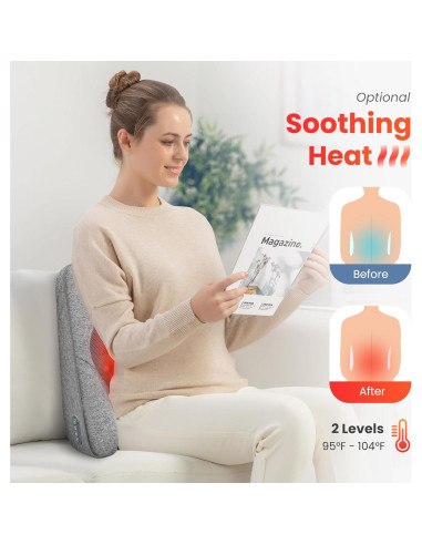 Cojín Lumbar COMFIER CF-1503S con Masaje y Calefacción