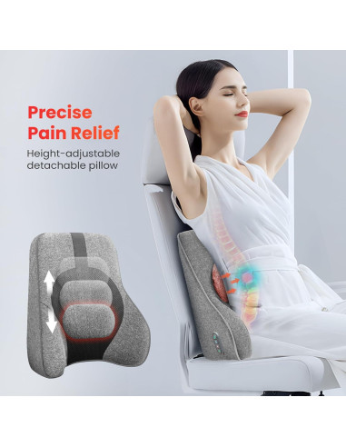 Cojín Lumbar COMFIER CF-1503S con Masaje y Calefacción