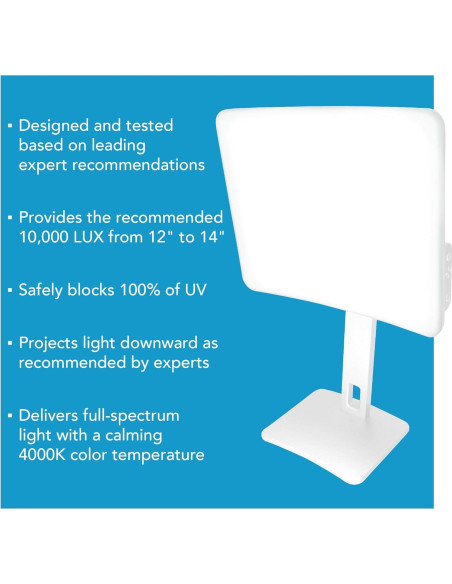 Lámpara de Terapia de Luz Carex Day-Light Elite 10,000 LUX Lámpara de Terapia de Luz Carex Day-Light Elite 10,000 LUX