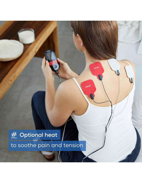 Beurer EM59 Dispositivo TENS EMS Calor 3-en-1 Alivio Dolor Beurer EM59 Dispositivo TENS EMS Calor 3-en-1 Alivio Dolor