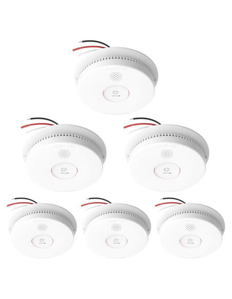 Detectores de Humo Siterlink GS562A Interconectados 6 Paquete Detectores de Humo Siterlink GS562A Interconectados 6 Paquete