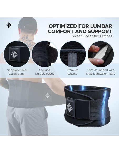 Faja de Soporte Lumbar NeoHealth - Ajustable y Cómoda Faja de Soporte Lumbar NeoHealth - Ajustable y Cómoda