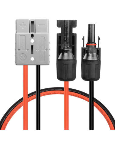 Cable Solar YAODHAOD 4mm 1M Conector Anderson 50A