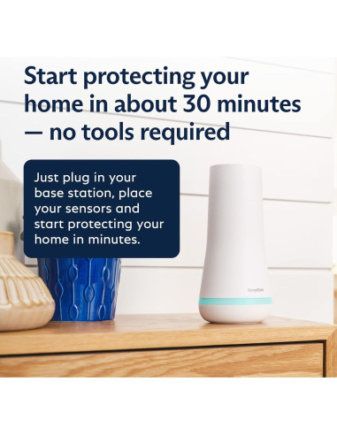 Sistema de Seguridad Inalámbrico SimpliSafe 8 Piezas - Blanco