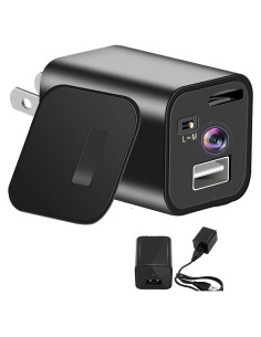 Cámara Oculta 1080P Portátil con Cargador - lo.baby.ve