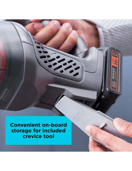 Aspiradora de Mano Inalámbrica BLACK+DECKER BCHV001B 20V Aspiradora de Mano Inalámbrica BLACK+DECKER BCHV001B 20V